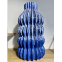 Vase Kilim H34.5 Bleu