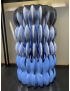 Vase Kilim H38 Bleu