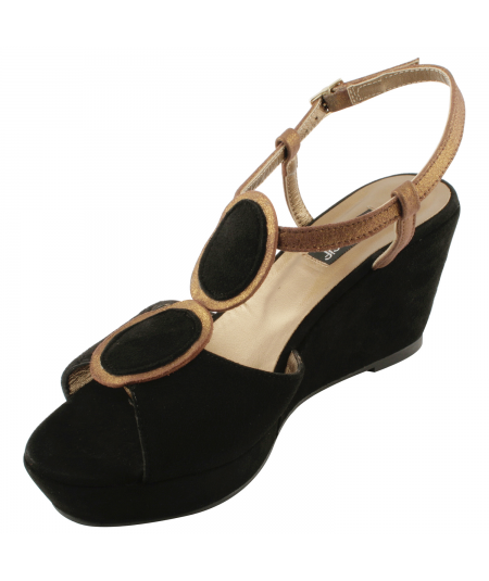 Chaussures-retro-femme-nubuck-noir-cleo