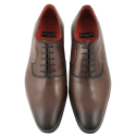 Chaussure-homme-luxe-cuir-marron-ray
