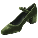 Chaussures-velours-vert-Ludivine